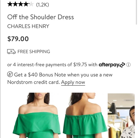Off the Shoulder Dress
CHARLES HENRY - Picture 4 of 4
